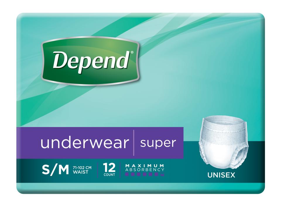Depend Underwear Super Unisex