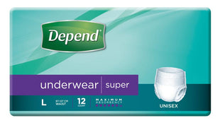 Depend Underwear Super Unisex