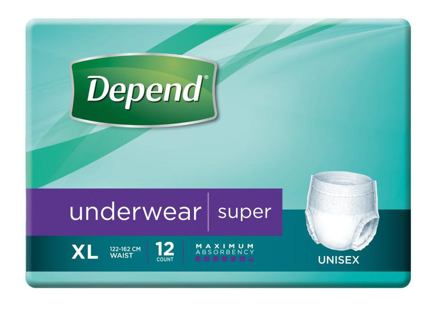 Depend Underwear Super Unisex