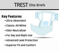 TREST Elite Briefs Blue (9500ml Capacity)