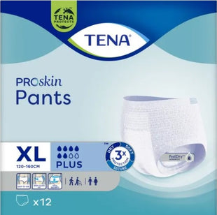 TENA PANTS PLUS EXTRA LARGE PROSKIN 120 160CM 1440ML