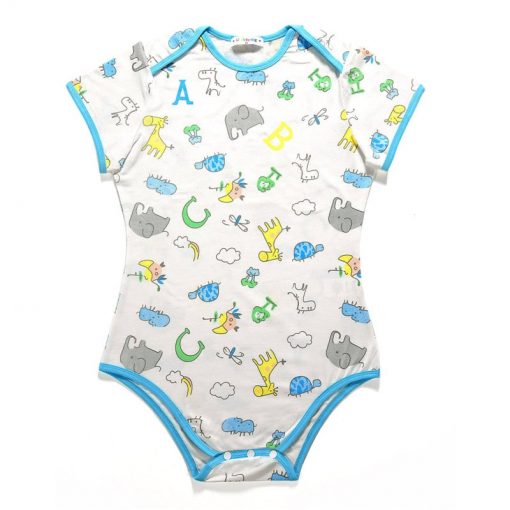 Giraffe and Zoo Animals Onesie Bodysuit SML - myabdlsupplies