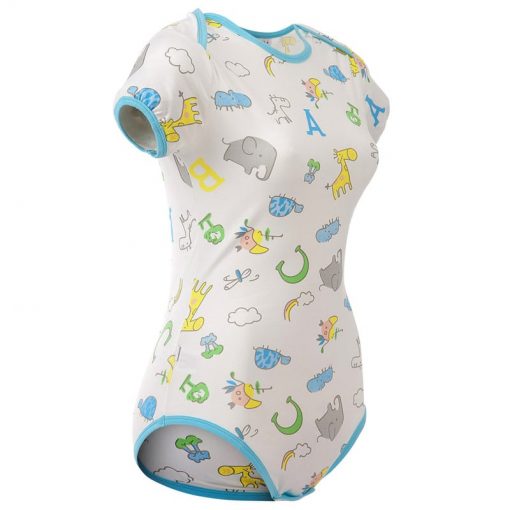 Giraffe and Zoo Animals Onesie Bodysuit SML - myabdlsupplies