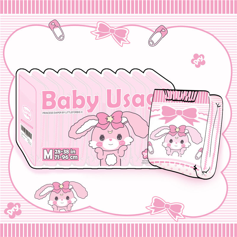 LittleForBig Baby Usagi Adult Diapers 10 Pack