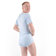 Load image into Gallery viewer, Blue Organic Unisex Adult Bodysuit
