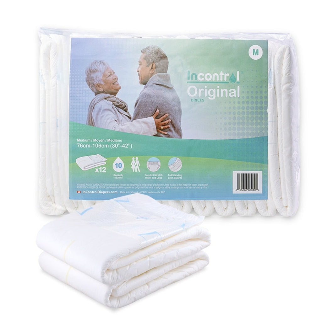 InControl Inspire Incontinence Briefs MED Pack - myabdlsupplies