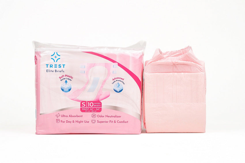 TREST Elite Briefs Pink (9500ml Capacity)