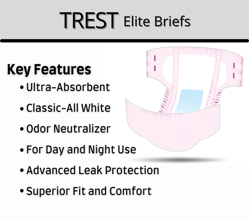 TREST Elite Briefs Pink (9500ml Capacity)