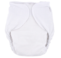 Omutsu Bulky Nighttime Cloth Diaper - White S/M - myabdlsupplies